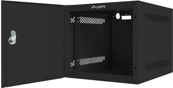 Kasë muri Lanberg WF10-2304-00B, 4U, metal, e zezë