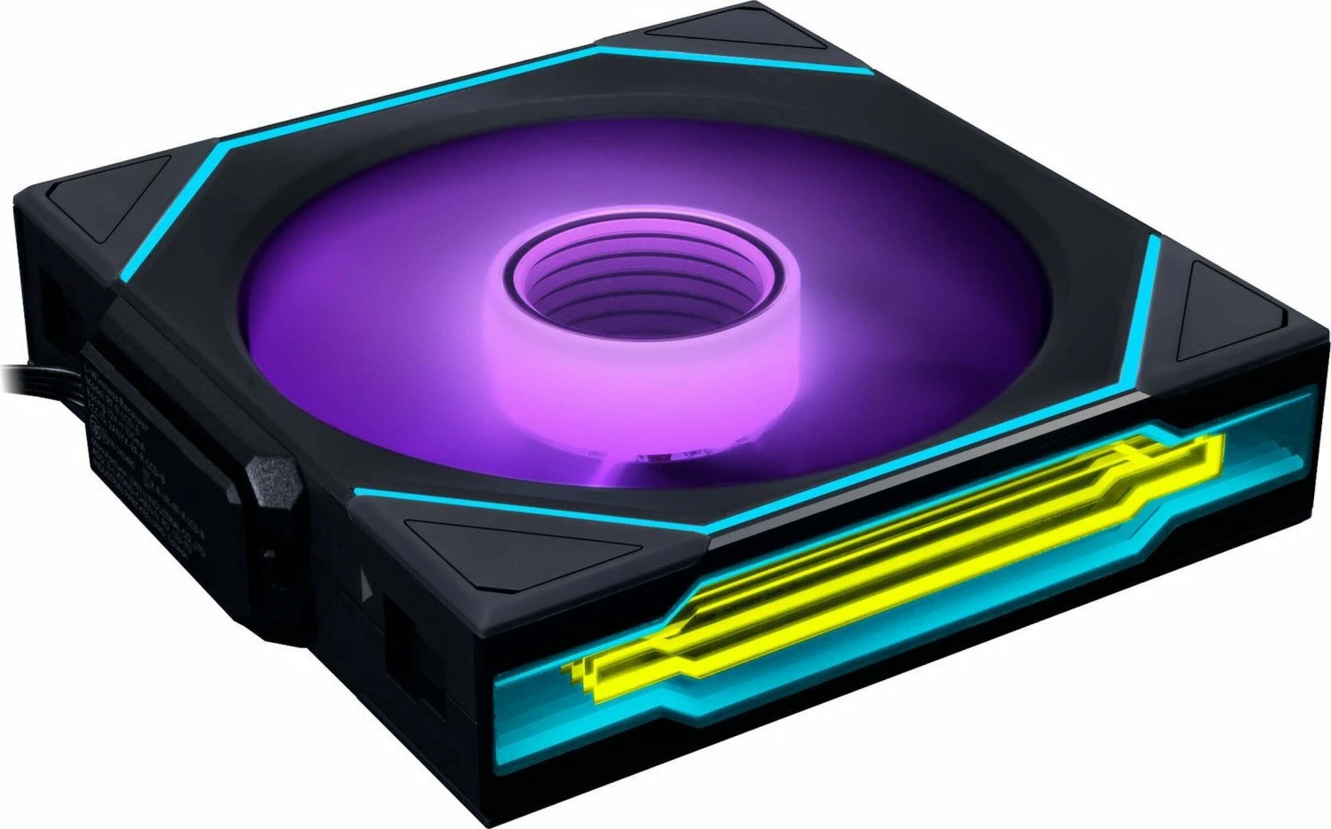 Ventilatorë PC Lian Li UNI FAN SL-INF120 ARGB Wireless Reverse Blade 120 mm 3-pack, zi