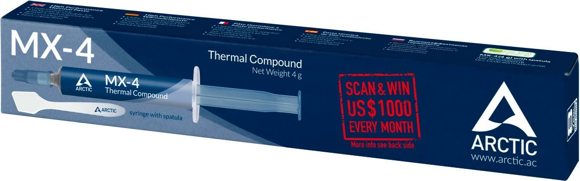 Pasta termale ARCTIC MX-4, 4 g, Blu