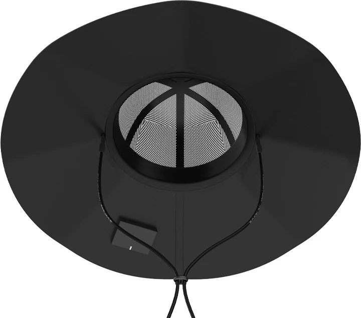 Kapelë EcoFlow Power Hat, L-XL, me panele diellore, e zezë