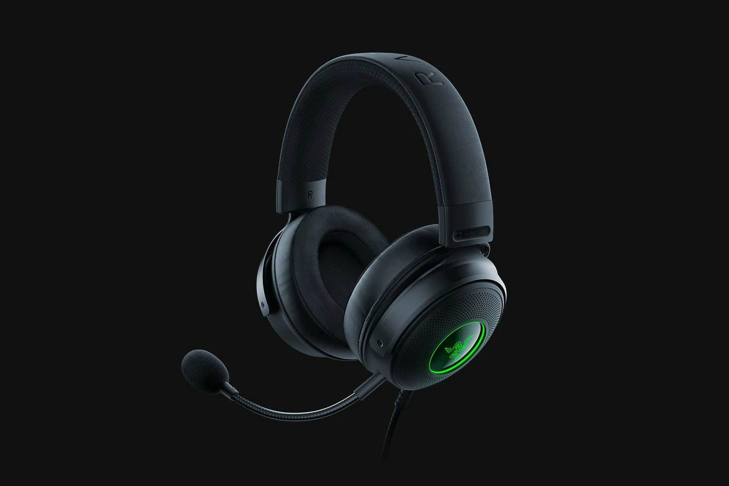 Kufje gaming Razer Kraken V3 HyperSense, me kabllo, HyperSense, 50mm, e zezë