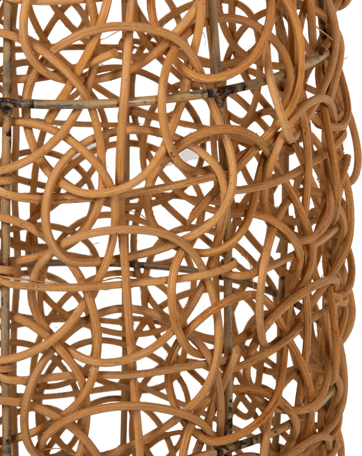 Llambë dyshemeje, rattan natyral, FH7877, Φ24x62H cm