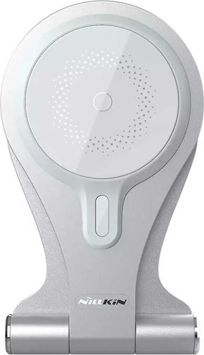 Mbajtës dhe karikues wireless Nillkin NKT11, 15W, MagSafe, argjendtë