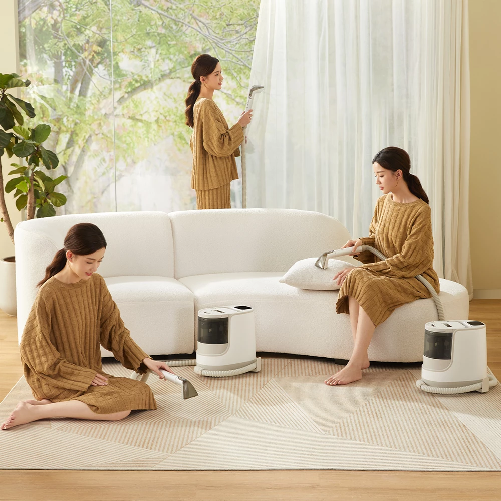 Pastrues i thellë me avull Bear SC3, 1700 W, 12 kPa, rezervuar 1.0 L/1.5 L, i bardhë