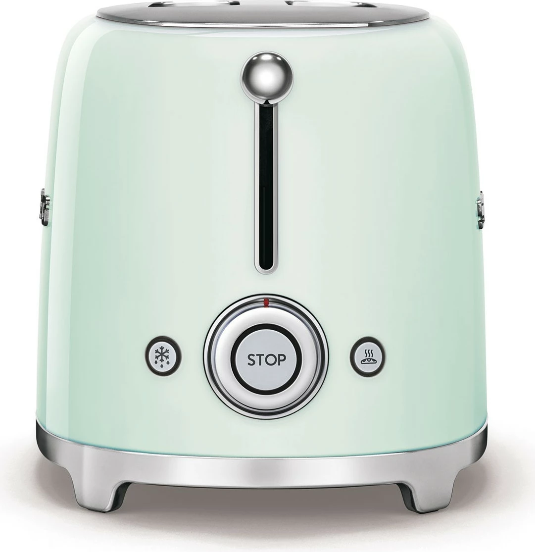 Tostues SMEG TSF01PGEU, 2 feta, 950W, jeshil pastel