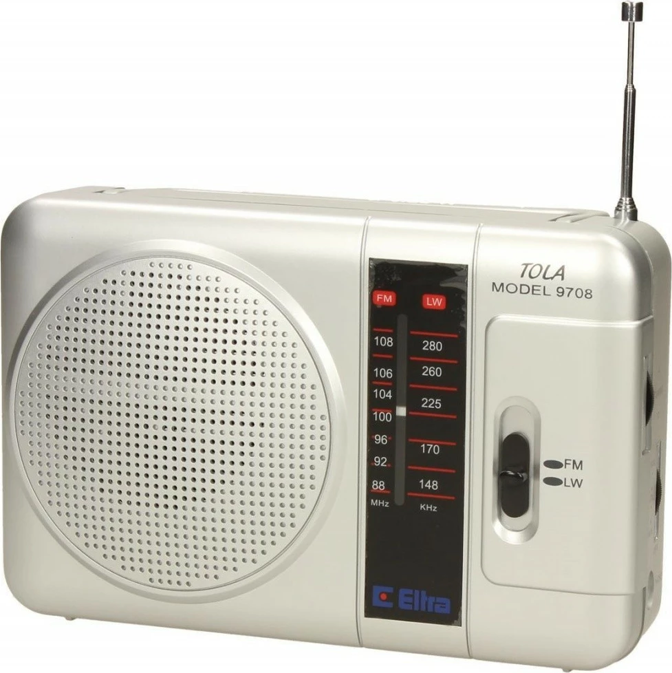 Radio portabile Eltra TOLA, mono, FM/LW, argjend