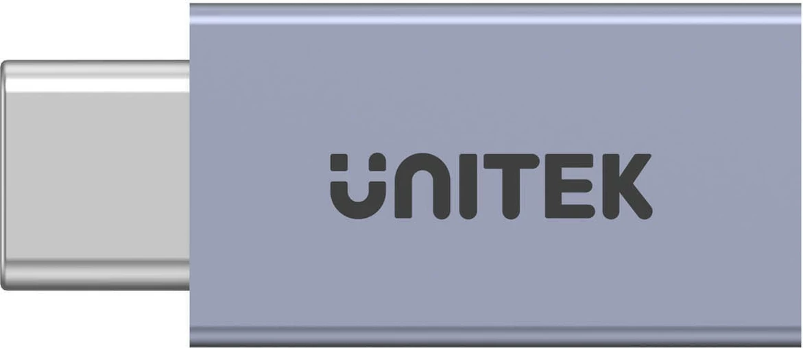 Adapter Unitek USB-C në USB-C 40Gbps 240W 8K@60Hz, gri