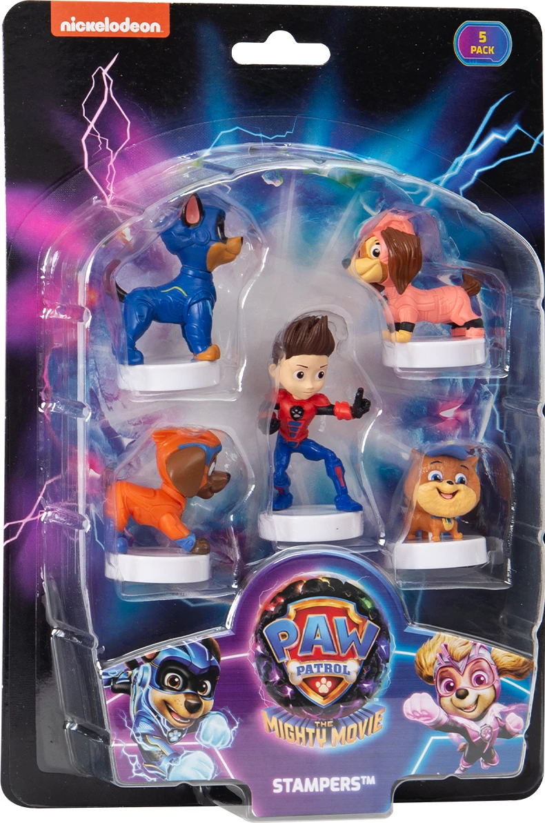 Set vulash P.M.I. PAW Patrol: The Mighty Movie S2, 5 copë (të ndryshme), përzgjedhje e rastësishme