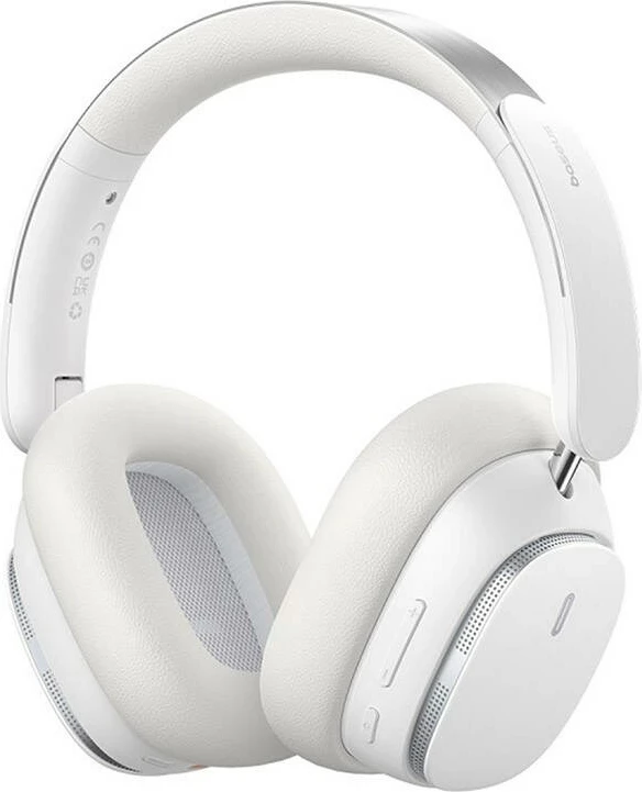 Kufje Baseus Bowie H1 Pro, Wireless, Bluetooth, USB Type-C, Bardhë