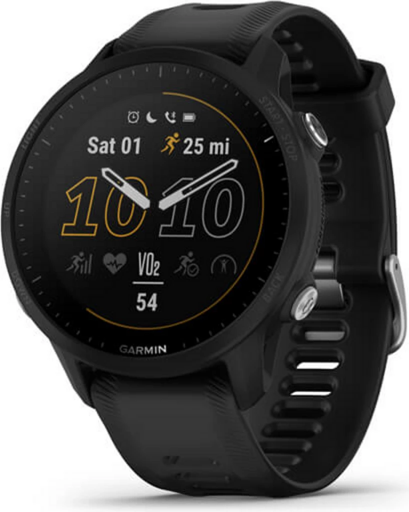 Smartwatch Garmin 010-02638-30 GPS, monitorim rrahjeve të zemrës, profile sportive, njoftime, e zezë