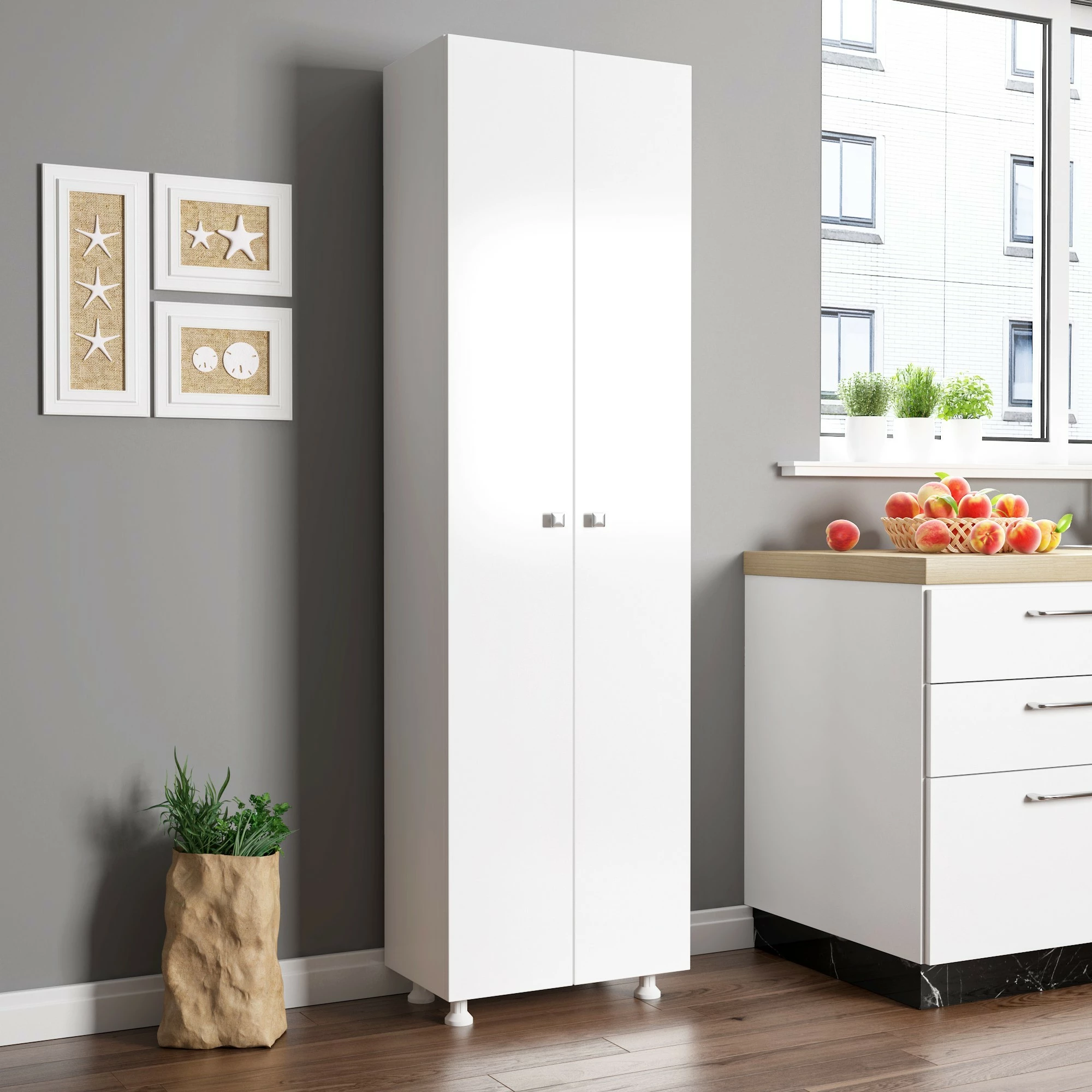 Dollap multifunksional Hanah Home, FRN-12043, i bardhë
