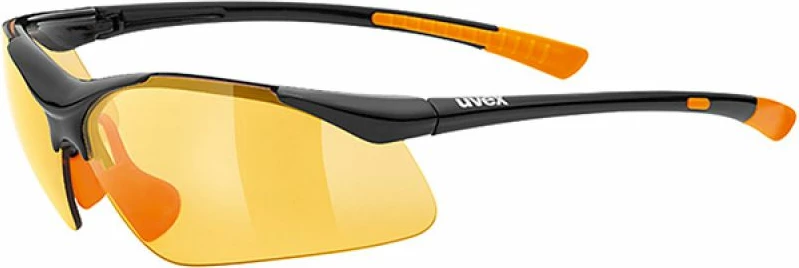 Syze sportive Uvex, unisex, të zeza dhe portokalli