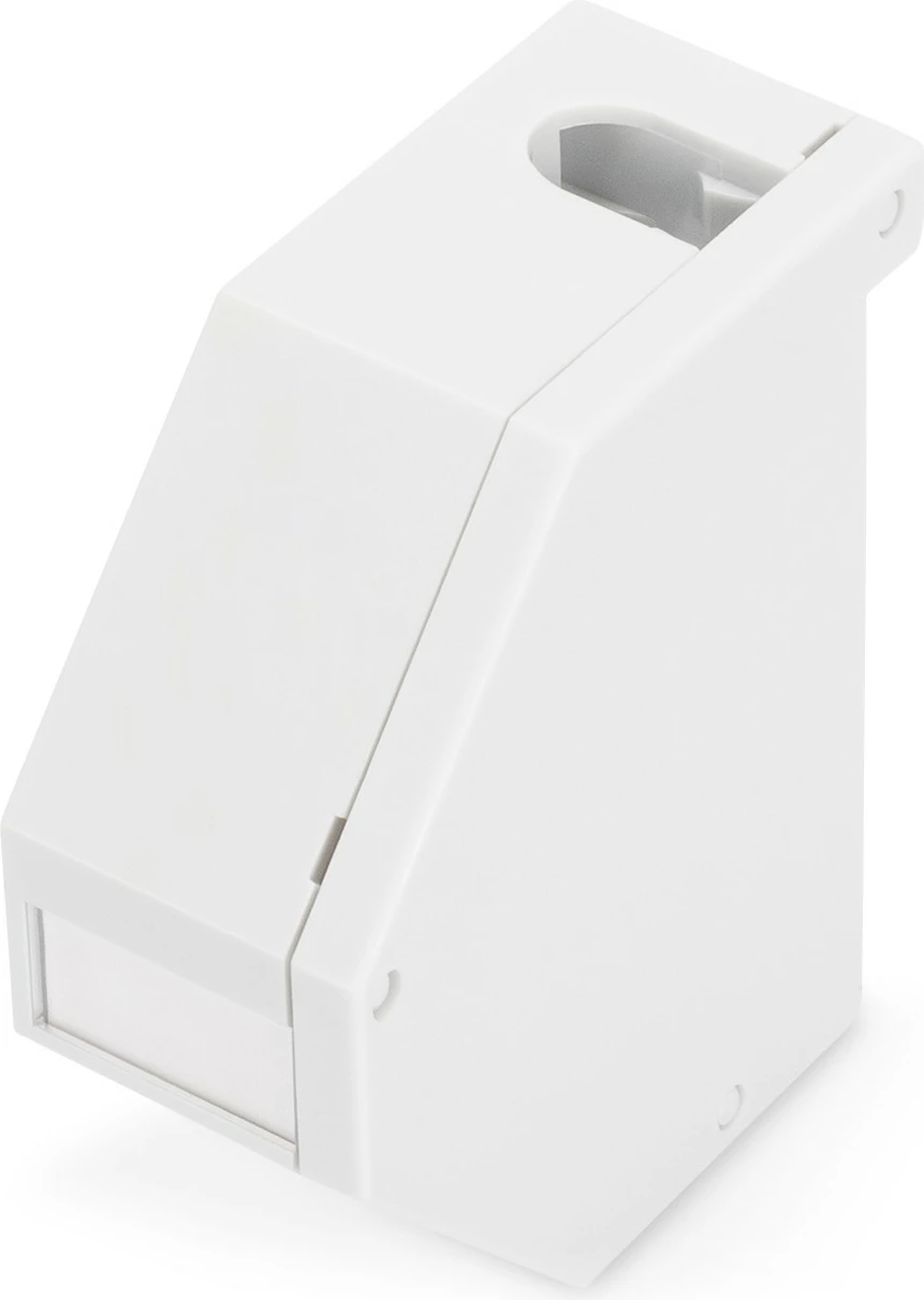 Kasë rrjeti Digitus Keystone për montim në shinë DIN, ABS, gri