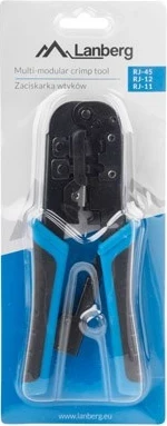 Mjet shtrëngues kabllor Lanberg  NT-0201, i zi/kaltër