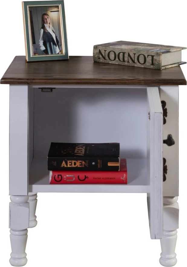 Komodinë Hanah Home, Ada, e bardhë