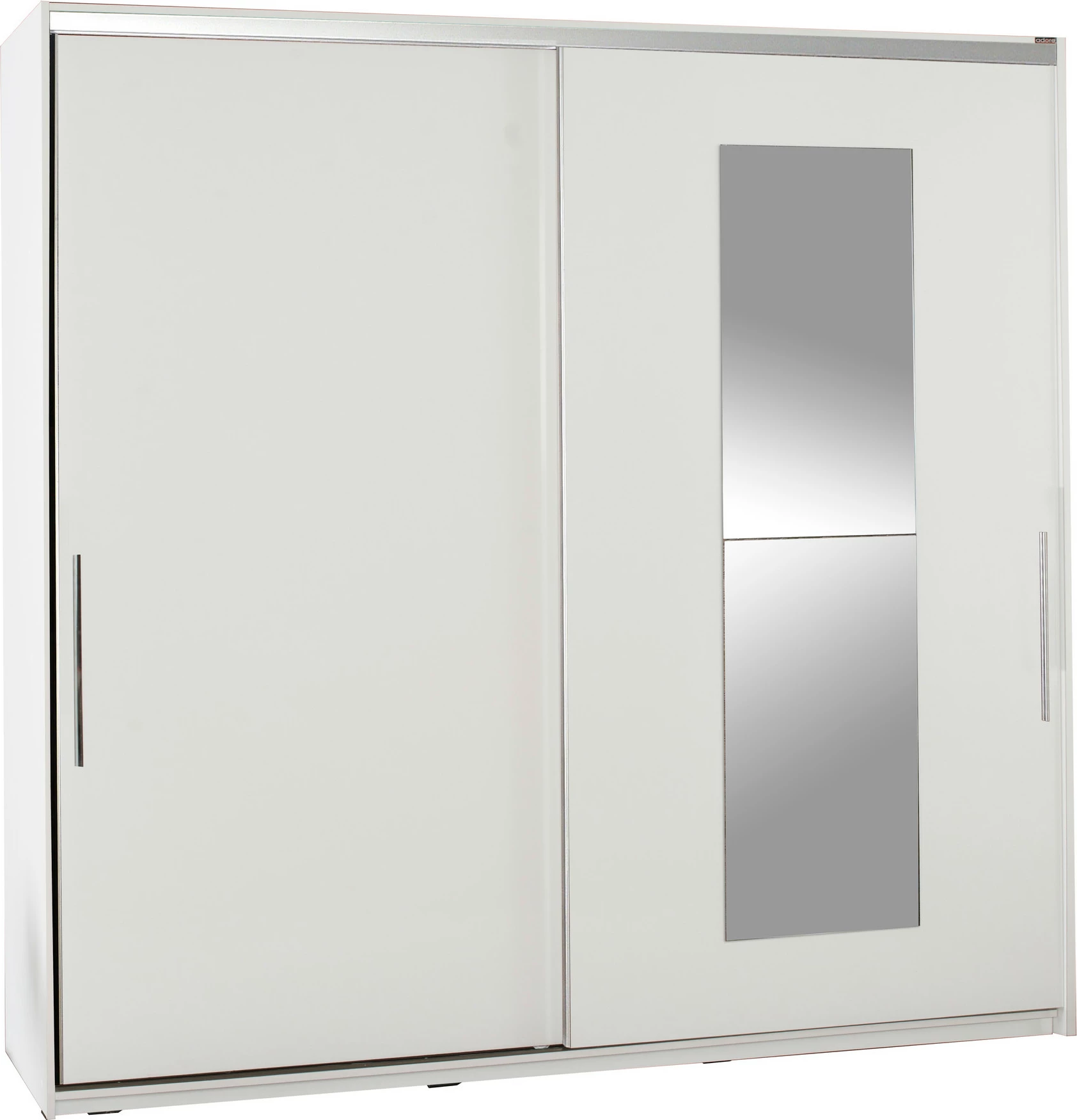 Dollap Hanah Home, Swd-720-Bb-3, ngjyrë e bardhë, me derë pasqyre, 210x207x60cm