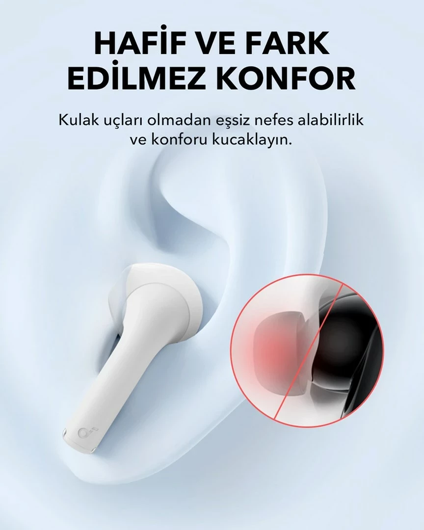 Kufje Soundcore A3994G21 K20i, True Wireless Stereo, In-ear, Bardhë