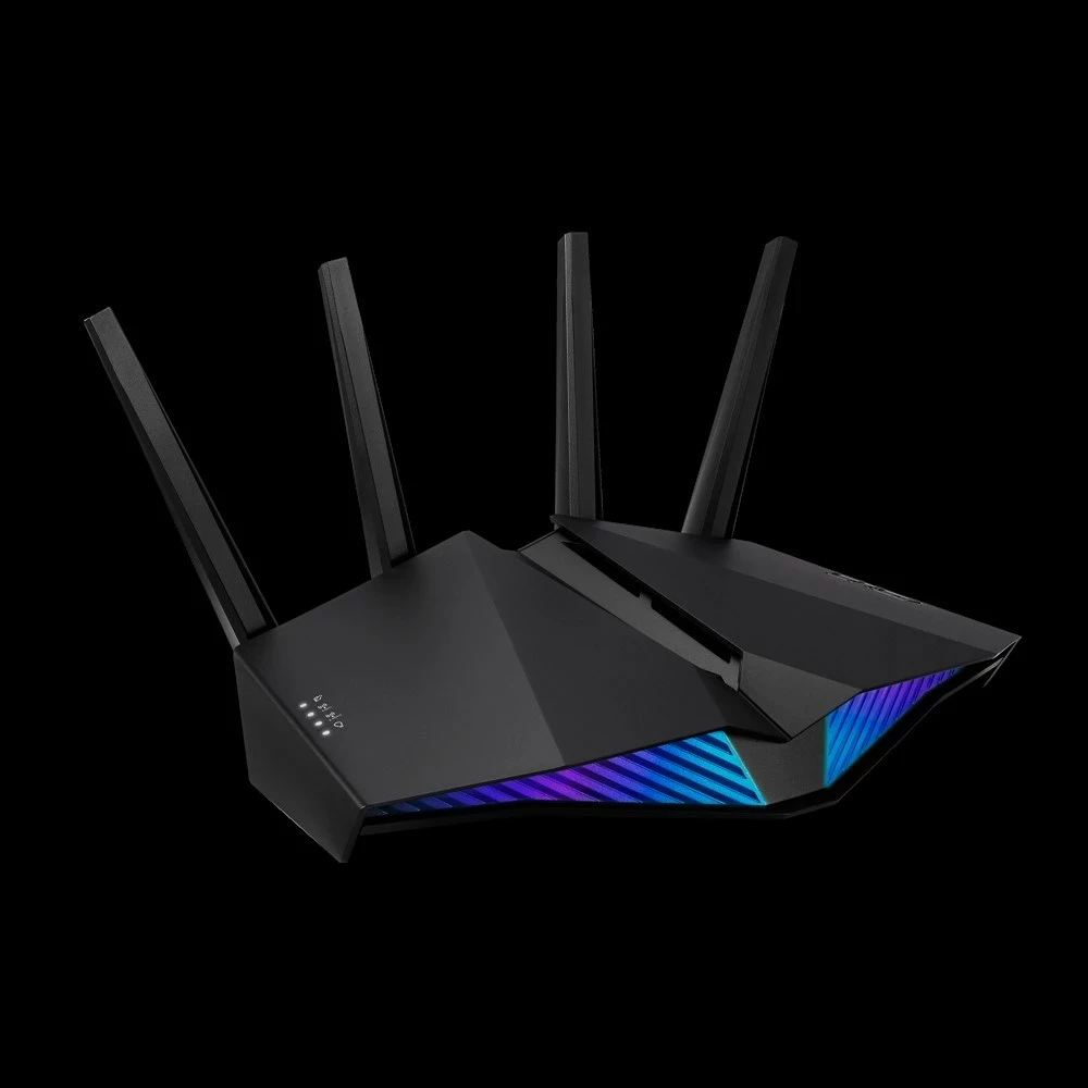 Router ASUS RT-AX82U, wireless, Gigabit Ethernet, Dual-band (2.4 GHz / 5 GHz), i zi