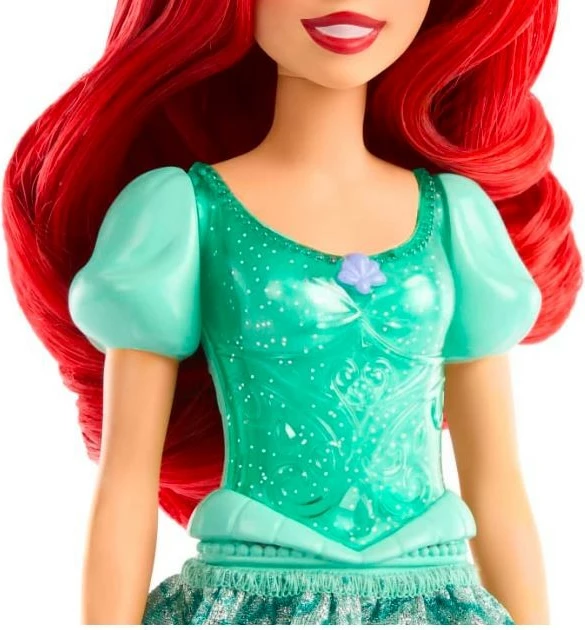 Kukull Disney Princess Ariel Mattel HLW02/HLW10, me fustan të gjelbër
