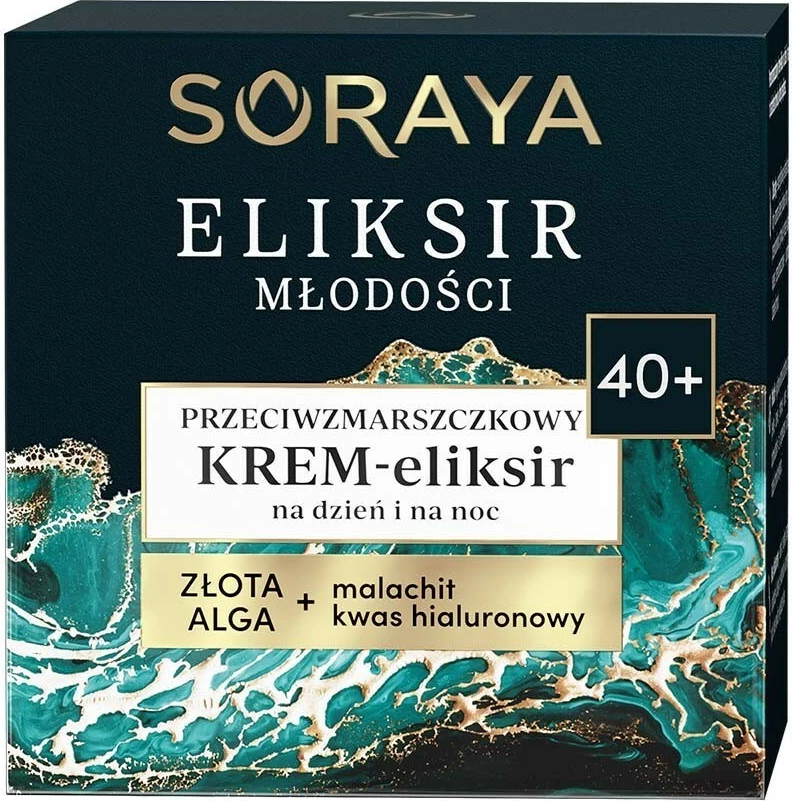 Krem për fytyrë për femra Soraya Elixir of Youth 40+ Anti-Wrinkle Day and Night Cream-Elixir, 50ml