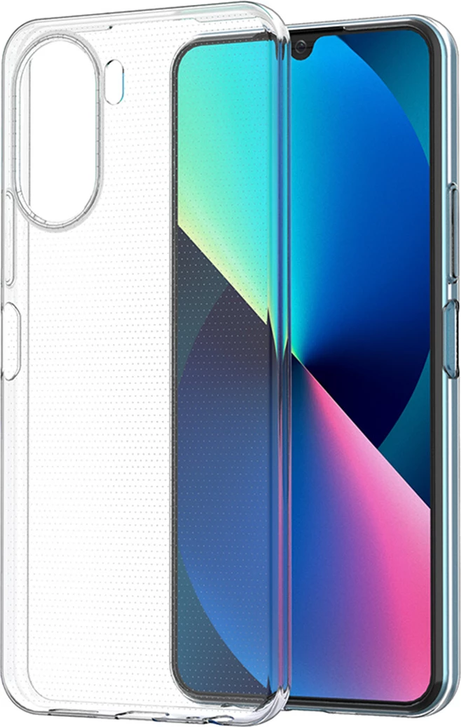 Mbështjellës Hurtel Ultra Clear 0.5mm për Vivo Y16 / Vivo Y02s, Transparent