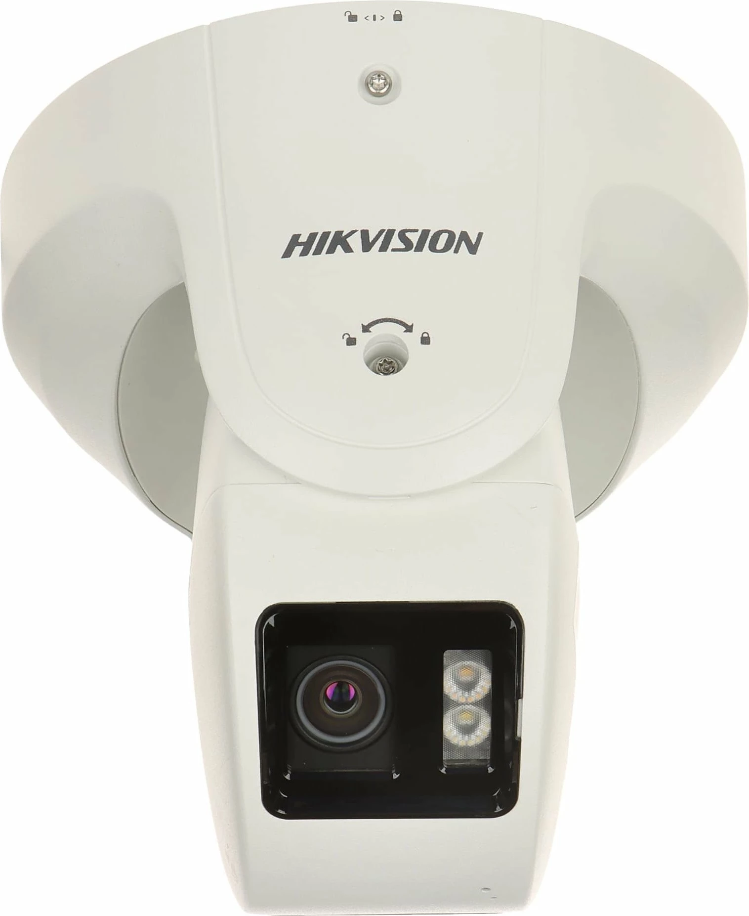 Kamerë IP Hikvision DS-2CD2387G2P-LSU/SL ColorVu 7.4MP panoramike 2x4mm PoE, e bardhë