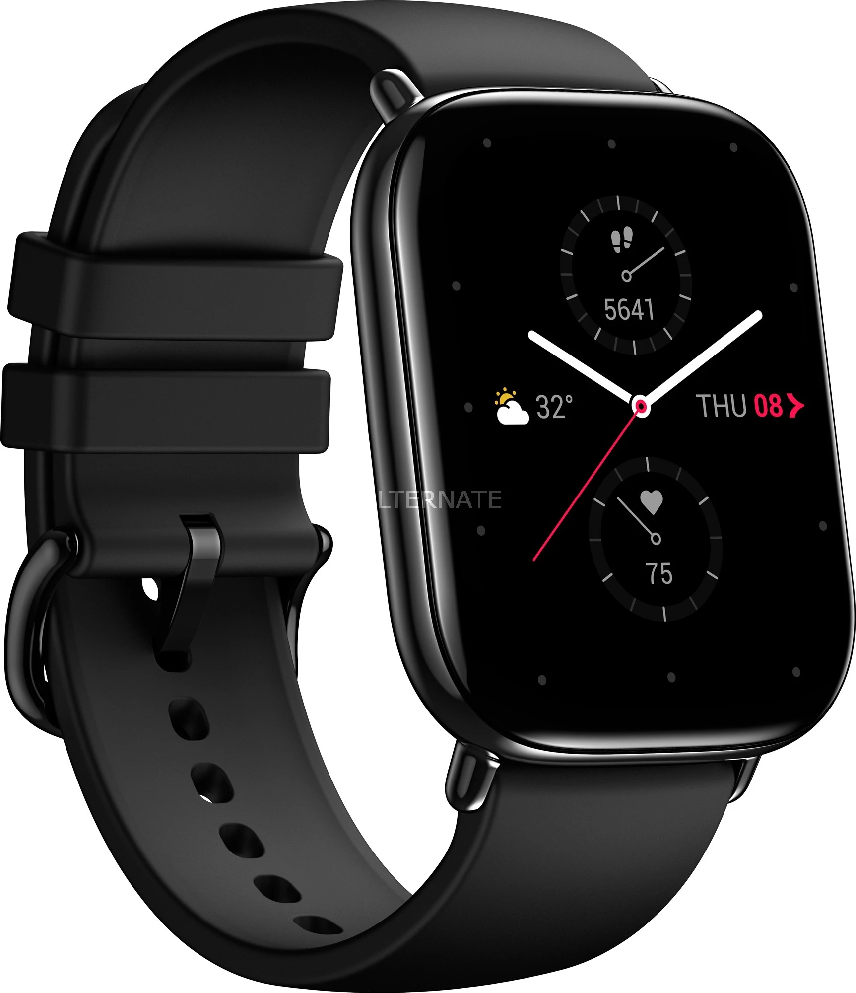 Smartwatch Zepp E Square A1958, 5 ATM, bateri deri 7 ditë, e zezë