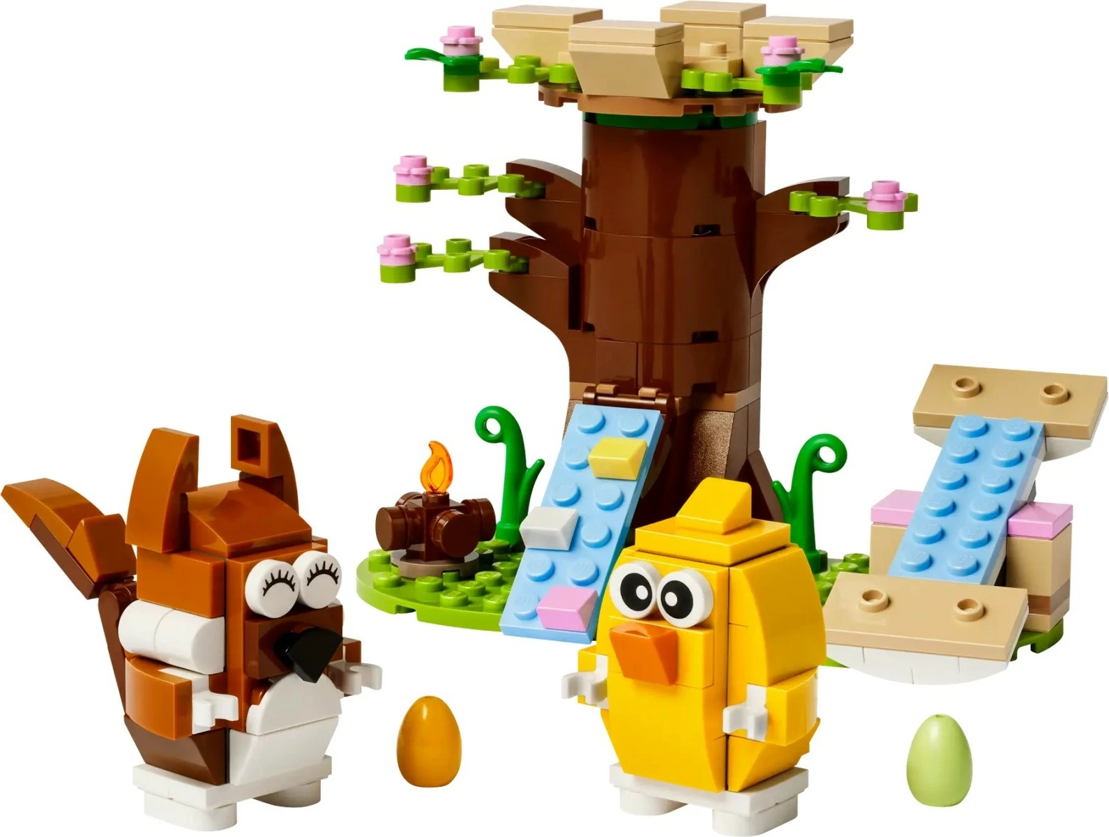 Set LEGO Spring Playground for Animals 40709, 172 pjesë, plastikë, shumëngjyrëshe