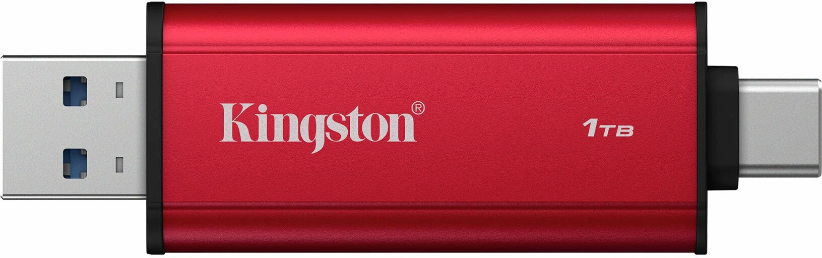 SSD i jashtëm Kingston Dual Portable SPSD/1TB 1TB, e kuqe