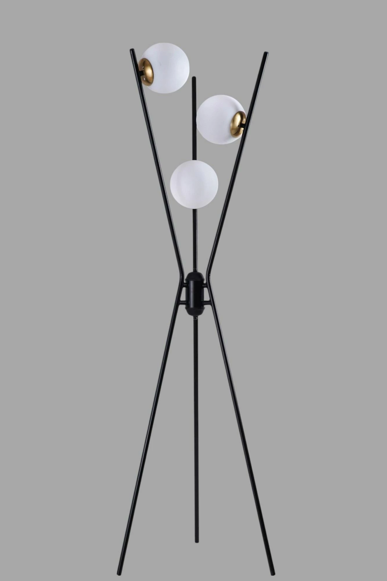 Llambë dyshemeje Opviq, 8942-1, e zezë, e bardhë, ari