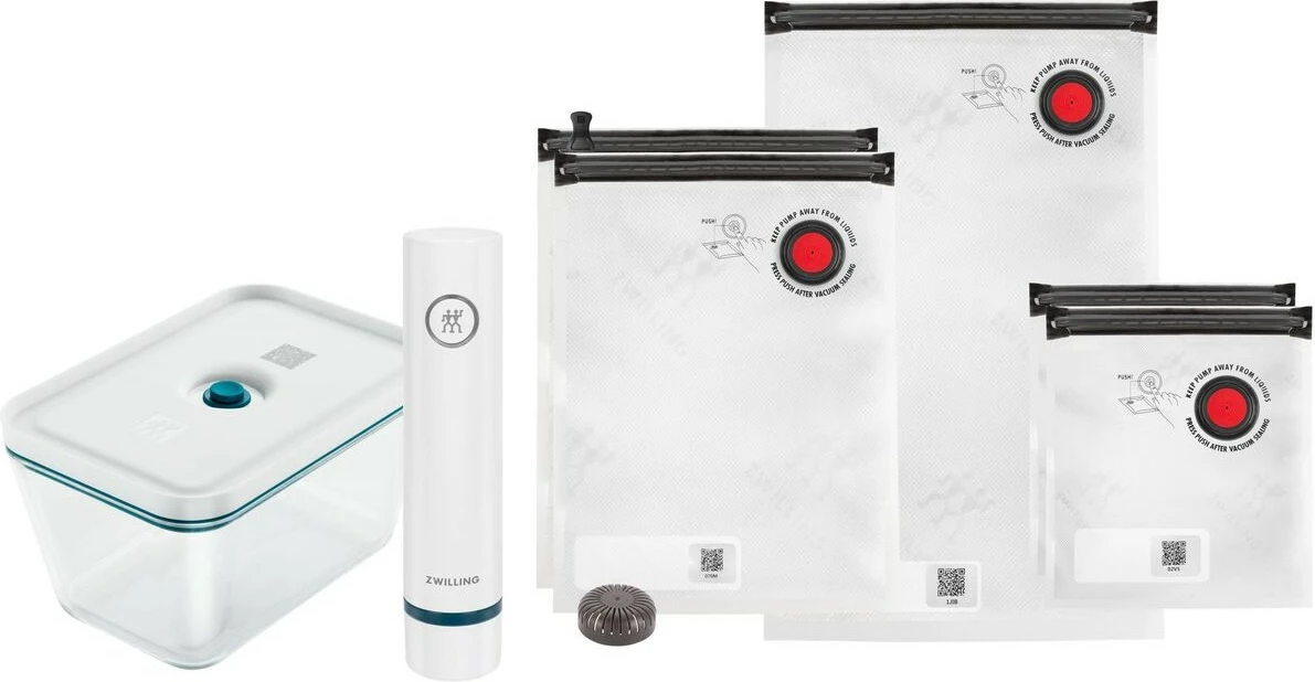Vakumues ushqimi Zwilling 36815-019-0, me funksion vakum, ngjyrë blu