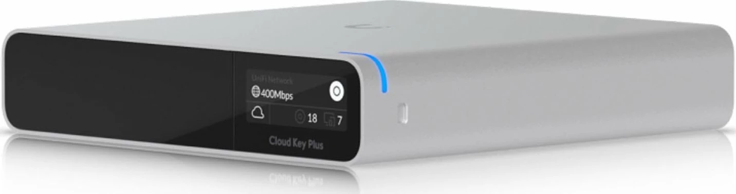 Kontroller rrjeti Ubiquiti UniFi CloudKey+ UCK-G2-SSD, 3GB RAM, 32GB eMMC, 1TB SSD, argjendtë
