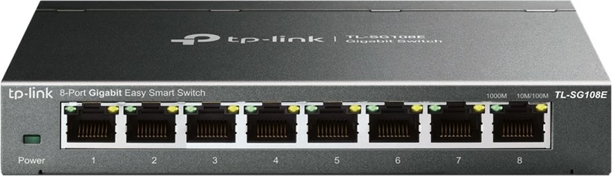 Switch TP-Link 8-Port Gigabit Easy Smart, Managed, L2, Gigabit Ethernet (10/100/1000)