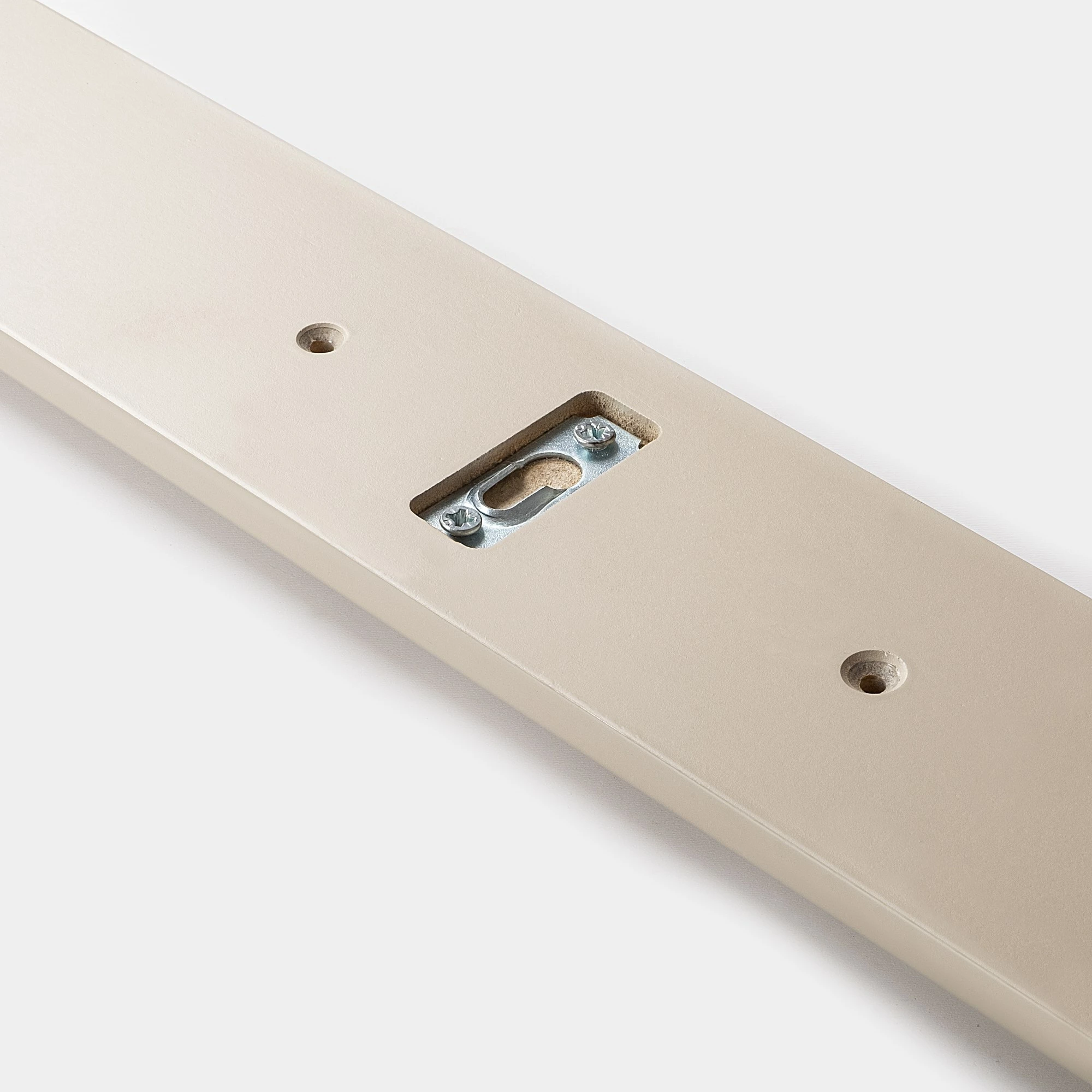 Varëse muri prej druri, ngjyrë e bardhë dhe ari, Skye Decor, ASK-011, 100x7x8 cm