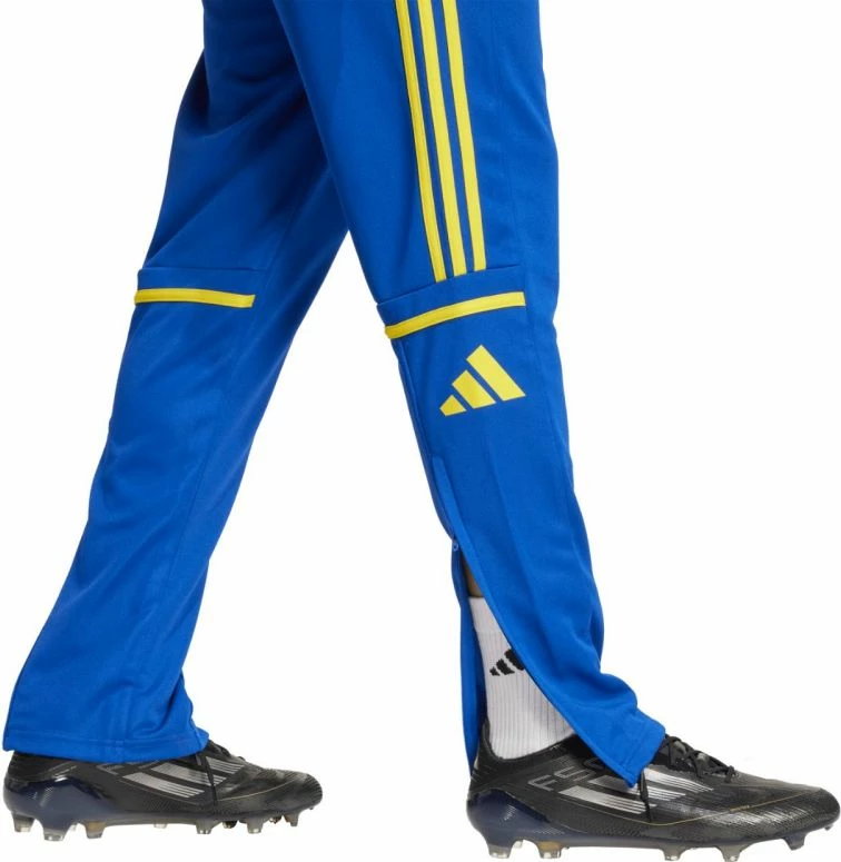 Pantallona për meshkuj adidas, të kaltra-verdhë