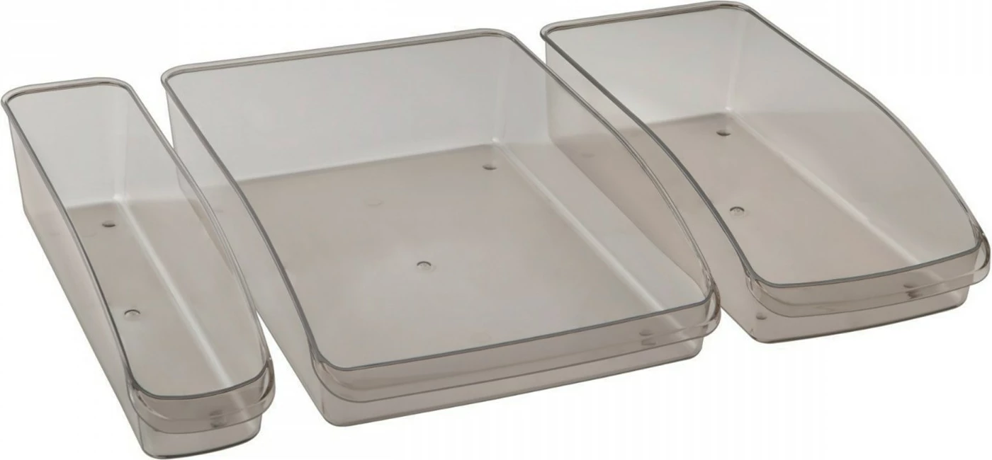 Organizues plastik për kuzhinë, Evila Originals, fume/gri, HMY-6421