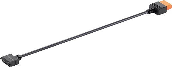 Kabllo karikimi e shpejtë SDC DJI CP.DY.00000179.01 200 W 40 cm për Matrice 4, zezë/portokalli