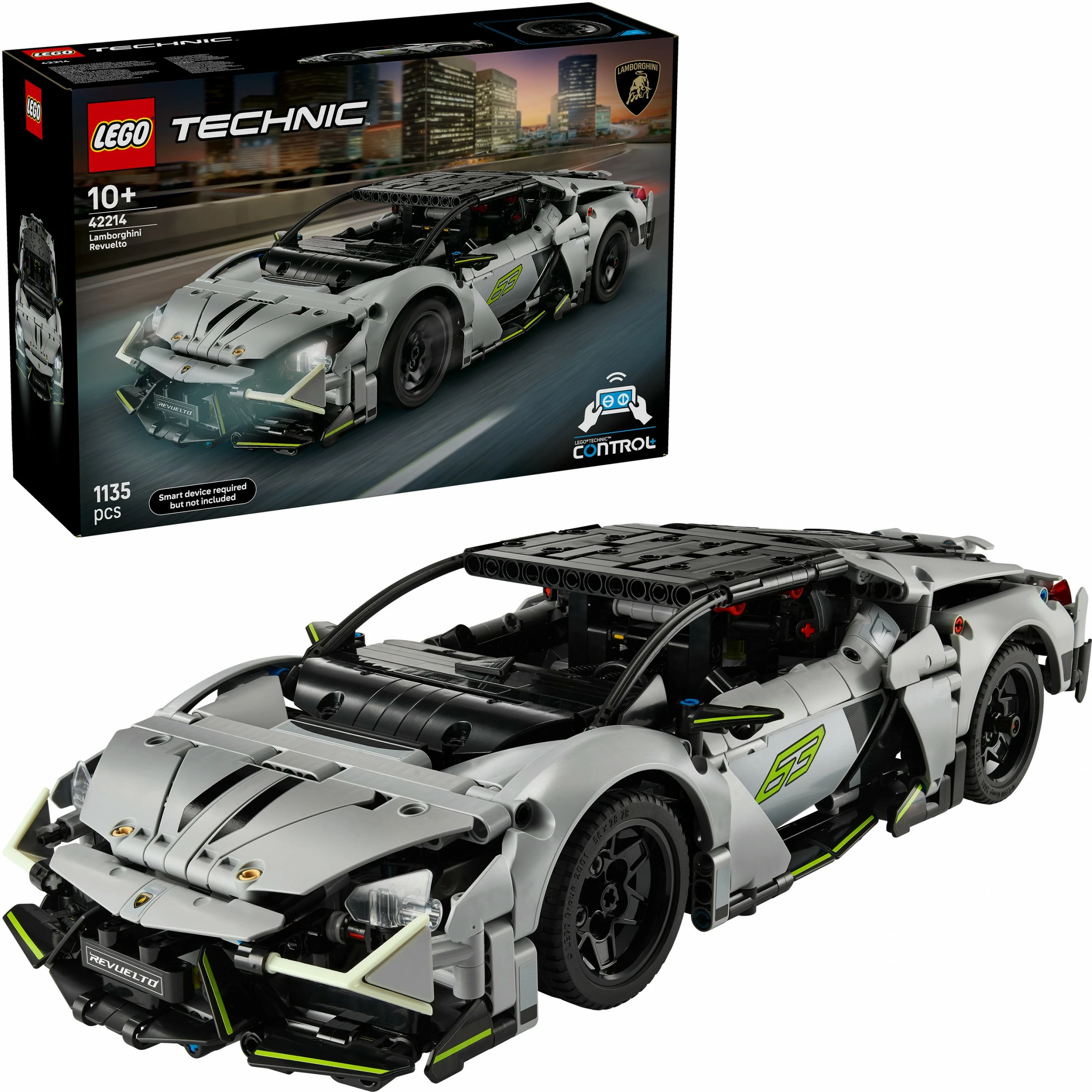 Set ndërtimi LEGO Technic Lamborghini Revuelto 42214, 1135 pjesë, shumëngjyrësh