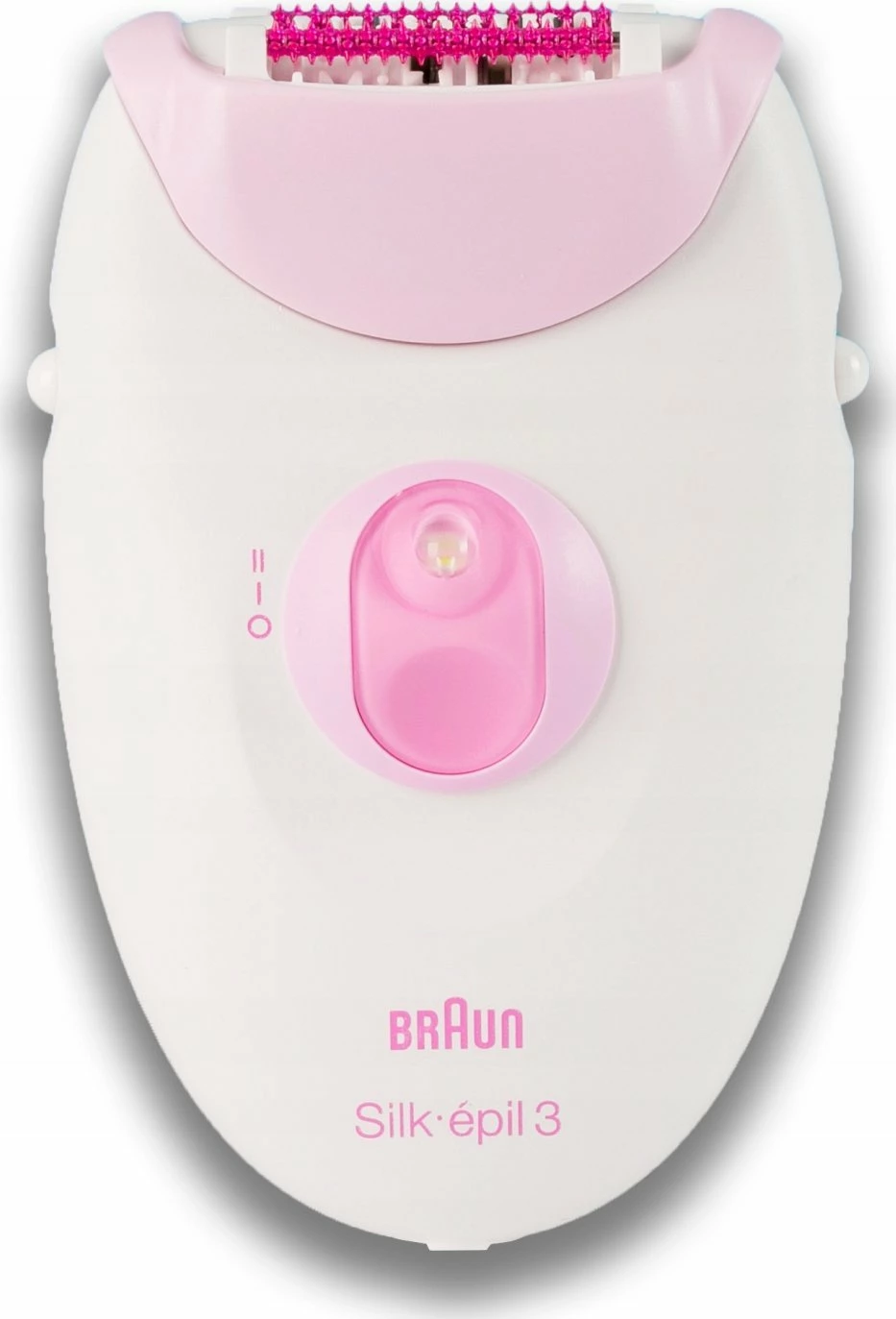 Depilator Braun Silk-épil 3 3-031, 20 pinceta, SmartLight, 2 shpejtësi, me aksesorë, rozë/bardhë