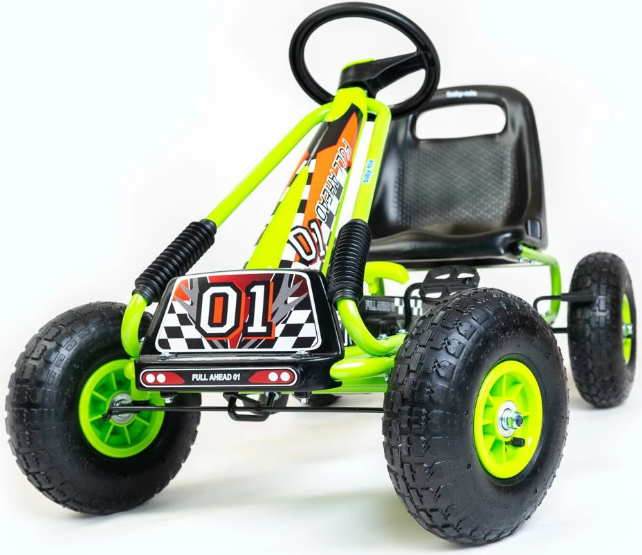 Gokart me pedale, Baby Mix, Razor, transmision përpara/mbrapa me frirrotullim, frenë dore në boshtin e pasëm, rrota të frymueshme 25 cm, moshat 3-8 vjeç, blu