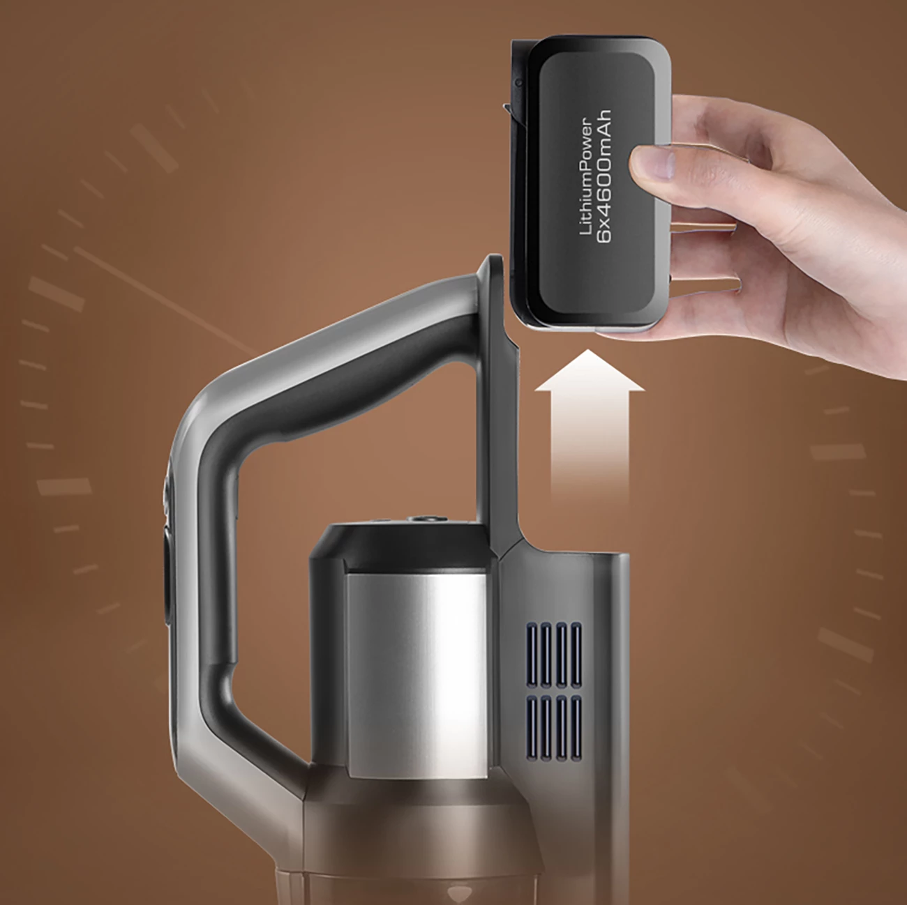 Fshesë elektrike pa kabllo JIMMY PW11, 3-në-1, 400W, 4000mAh, 0.6L, argjend/gri