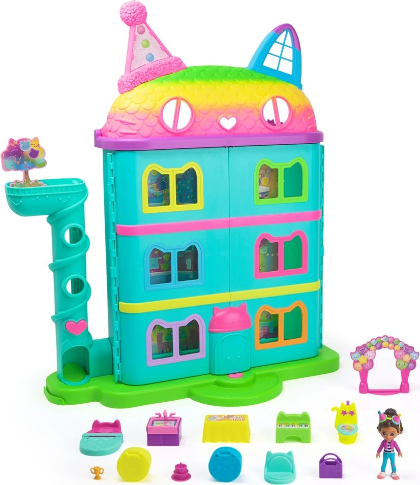 Shtëpi lodër SPIN MASTER Gabby's Dollhouse 6071380 me figurë dhe aksesorë, shumëngjyrëshe