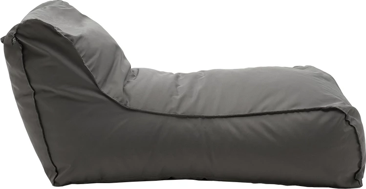 Shezlong Lara Pakoworld 100% i papërshkueshëm nga uji, ngjyrë antracit