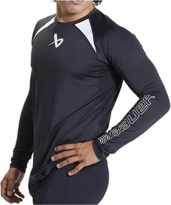 Ribano me mëngë të gjata Bauer për meshkuj, graphite