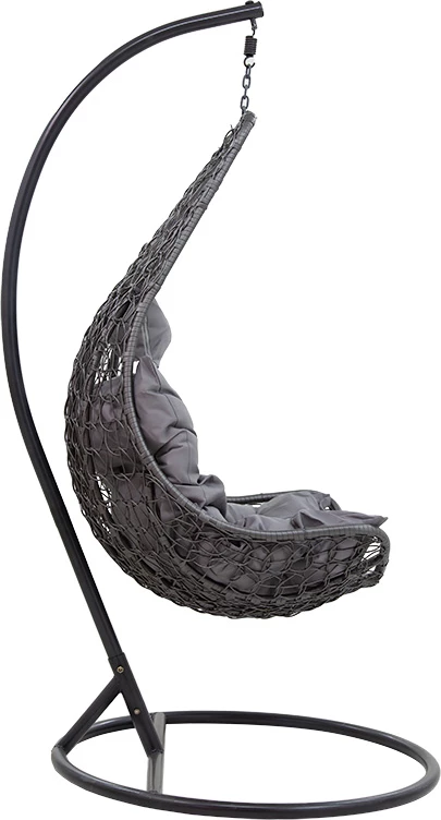 Karrige varëse për kopsht, ngjyrë gri, 103x83x200 cm