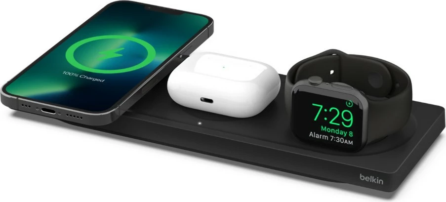 Karikues wireless Belkin BOOST↑CHARGE PRO, i brendshëm, ngjyrë e zezë