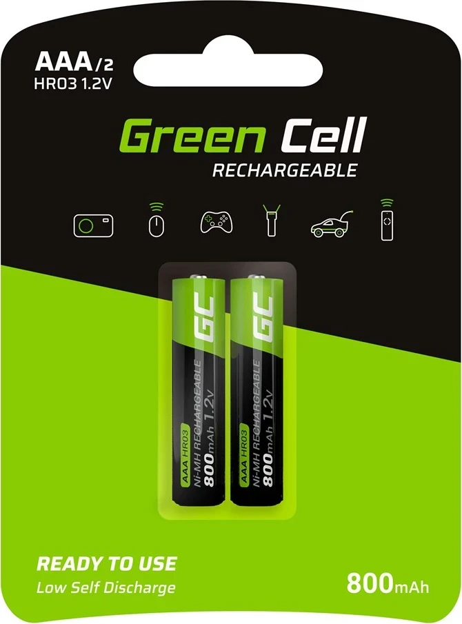 Bateri Green Cell GR08, AAA, 1.2V