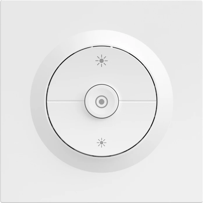 Switch/dimer muri smart Sonoff MINI-ZBDIM-E, ZigBee 3.0, rregullim ndriçimi 0-100%, matje energjie, 220-240V, 86x86mm, i bardhë
