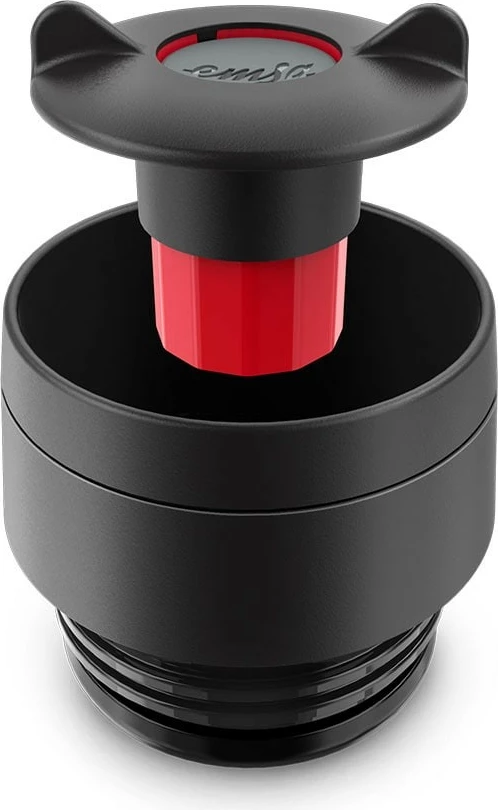 Termos udhëtimi Emsa TRAVEL MUG Waves Grande 0.5L, e zezë