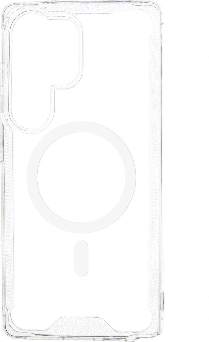Mbështjellës Hurtel Clear Corner Case MagSafe për Samsung Galaxy S25 Edge, Transparent